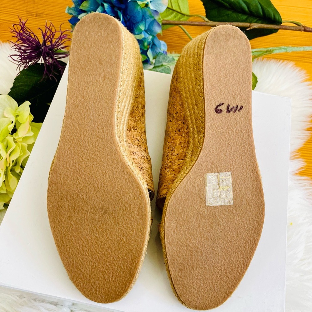 Jack Rogers Palmer Wedge Espadrille Sandals, EUC - Picture 8 of 14
